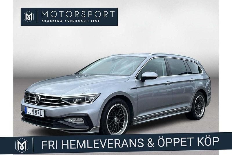 Silver (silver metallic) Begagnad 2019 VW Passat GT Kombi | 234 900 kr (Marknadspris) - Bild 1/3
