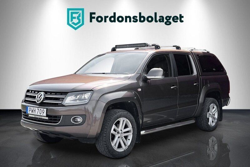 Ljusbrun (brun) Begagnad 2016 VW Amarok Highline Pickup | 239 900 kr (Lite dyr) - Bild 1/4