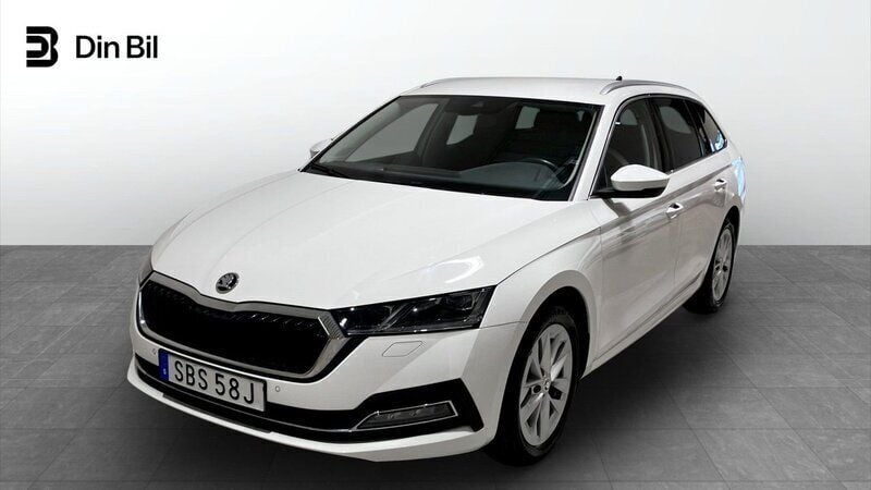 Vit Begagnad 2022 Skoda Octavia Style Kombi | 259 900 kr (Marknadspris) - Bild 1/4