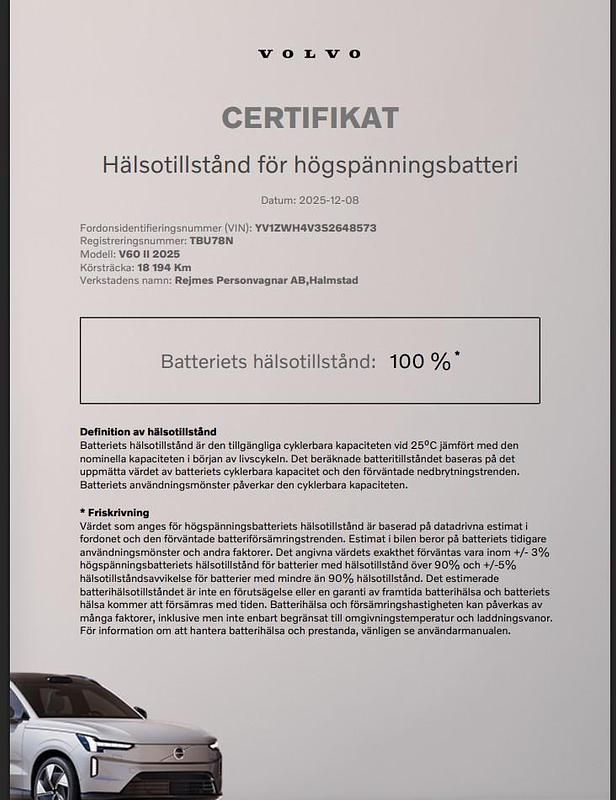 Begagnad Volvo V60 Ultra 349 HK (256 kW) 2024 Svart Kombi