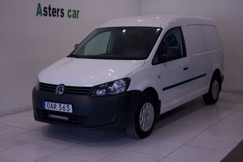 Vit Begagnad 2014 VW Caddy Maxi Minibuss | 69 900 kr (Bra pris) - Bild 1/4