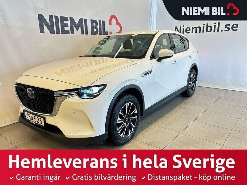 Vit Begagnad 2022 Mazda CX-60 Exclusive-Line SUV | 449 000 kr (Lite dyr) - Bild 1/3