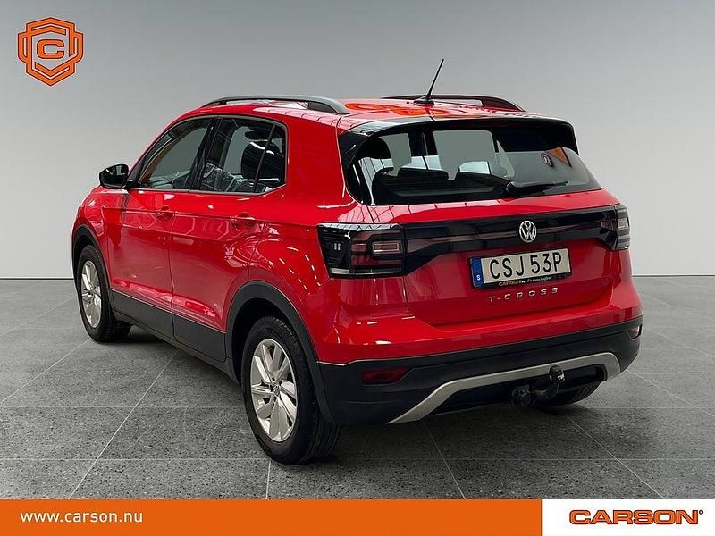 Begagnad VW T-Cross 95 HK (69 kW) 2019 Röd SUV