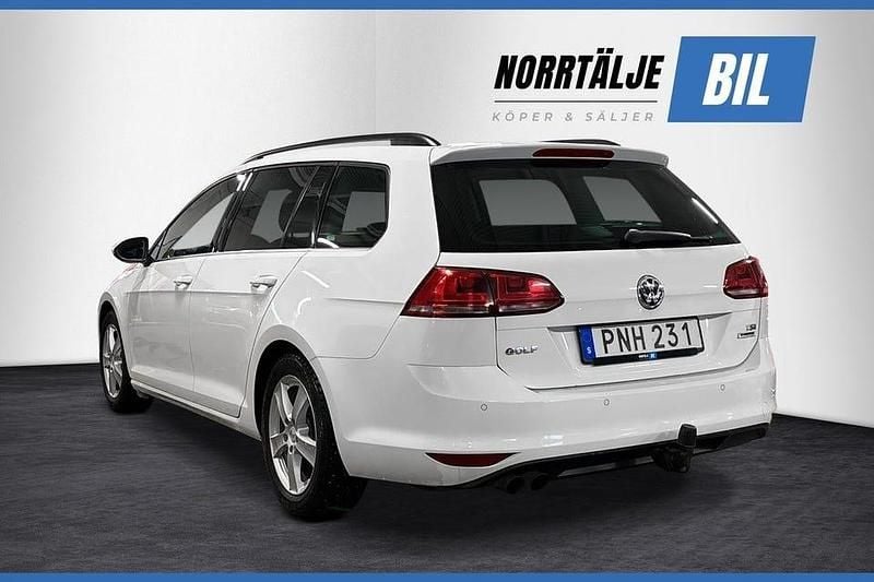 Begagnad VW Golf VII GT 140 HK (102 kW) 2014 Vit Kombi