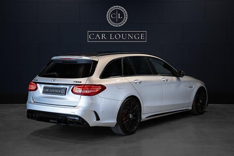 Begagnad Mercedes C63S AMG 510 HK (375 kW) 2016 Iridiumsilver metallic Kombi