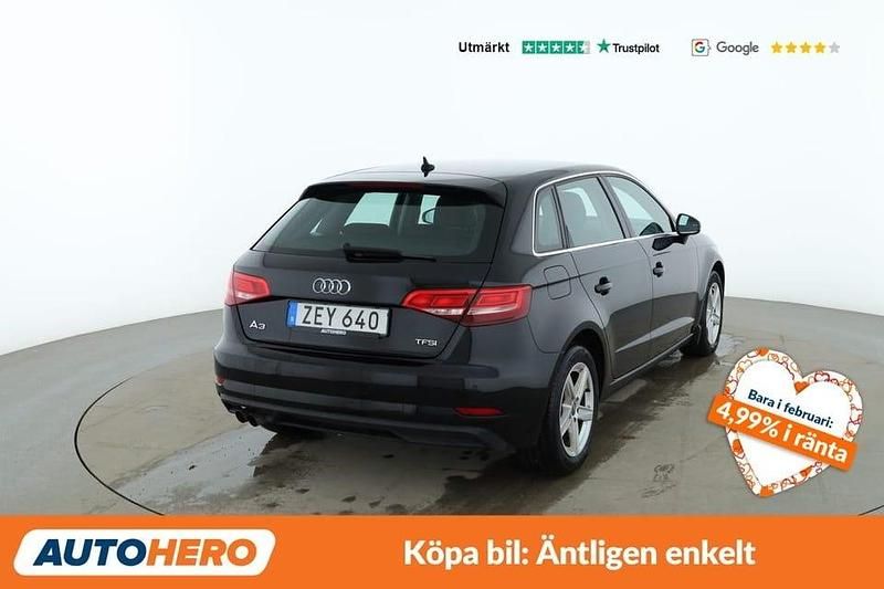 Begagnad Audi A3 151 HK (111 kW) 2018 Svart Sedan