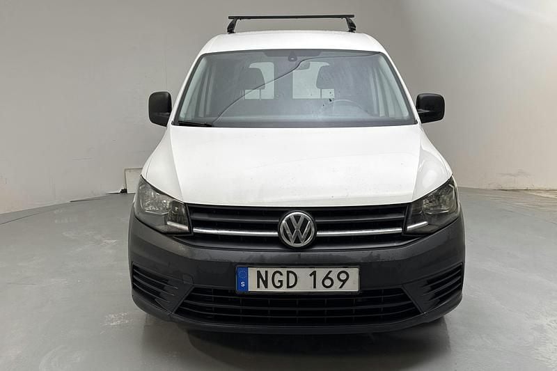 Begagnad VW Caddy 75 HK (55 kW) 2016 Vit Minibuss