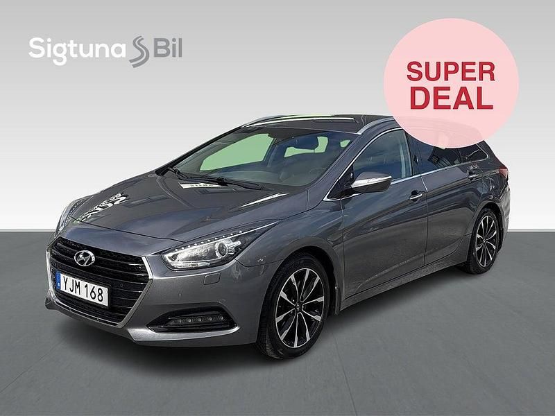 Silver Begagnad 2016 Hyundai i40 Kombi | 134 900 kr (Marknadspris) - Bild 1/3