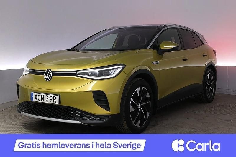 Begagnad VW ID.4 Pro Performance 150 kW (204 HK) 2021 Gul SUV