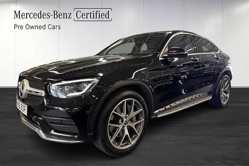 Svart Begagnad 2019 Mercedes GLC220 AMG Sportkupé | 429 000 kr (Marknadspris) - Bild 1/4