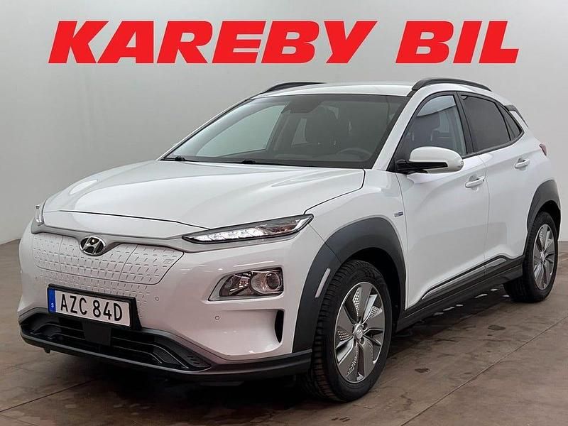 Vit Begagnad 2020 Hyundai Kona Trend SUV | 188 900 kr (Bra pris) - Bild 1/3