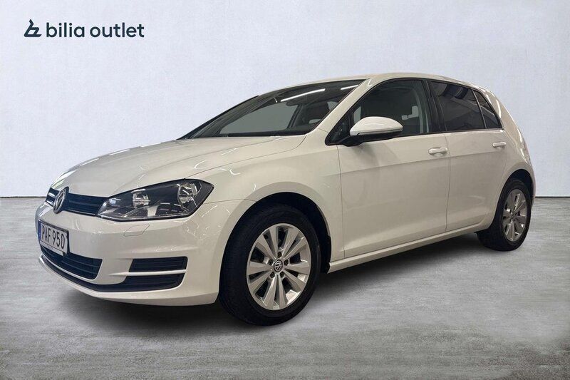 Vit Begagnad 2016 VW Golf VII Halvkombi | 144 800 kr (Marknadspris) - Bild 1/4