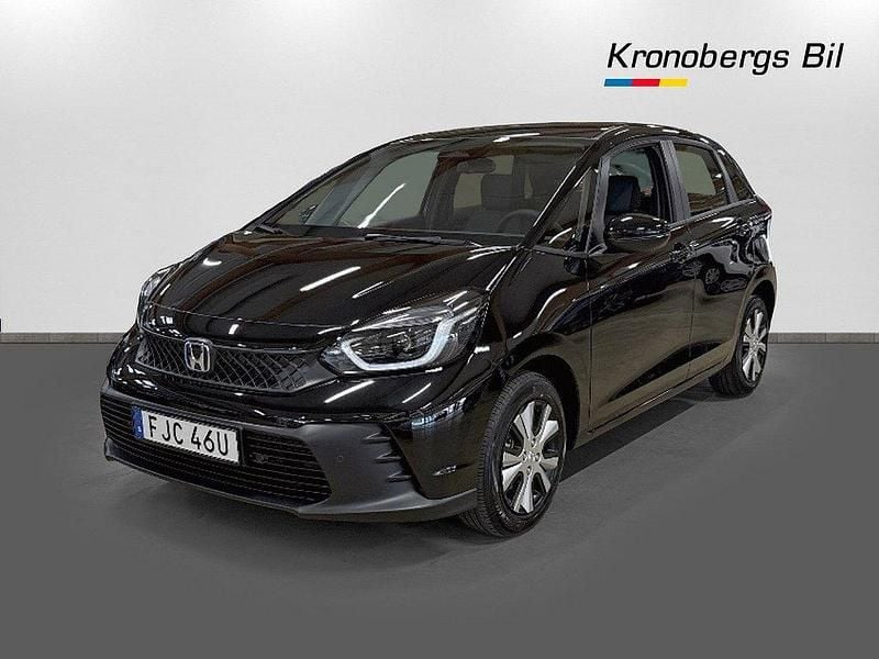 Premium sunlight white metallic Ny 2025 Honda Jazz Elegance Halvkombi | 278 900 kr (Bra pris) - Bild 1/4