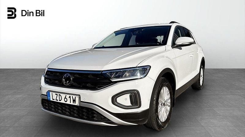 Vit (pure white) Begagnad 2022 VW T-Roc Life SUV | 214 900 kr (Marknadspris) - Bild 1/4