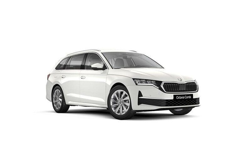 Vit Ny 2025 Skoda Octavia Selection Kombi | 3 495 kr - Bild 1/4
