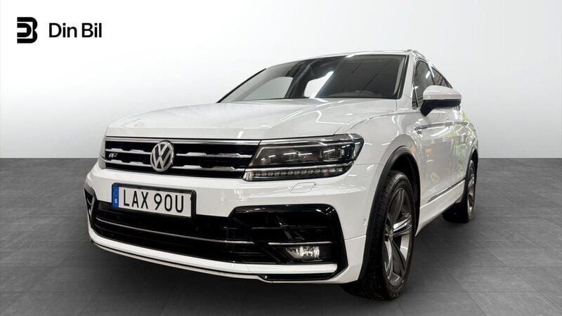Vit Begagnad 2021 VW Tiguan Allspace GT SUV | 334 500 kr (Bra pris) - Bild 1/4