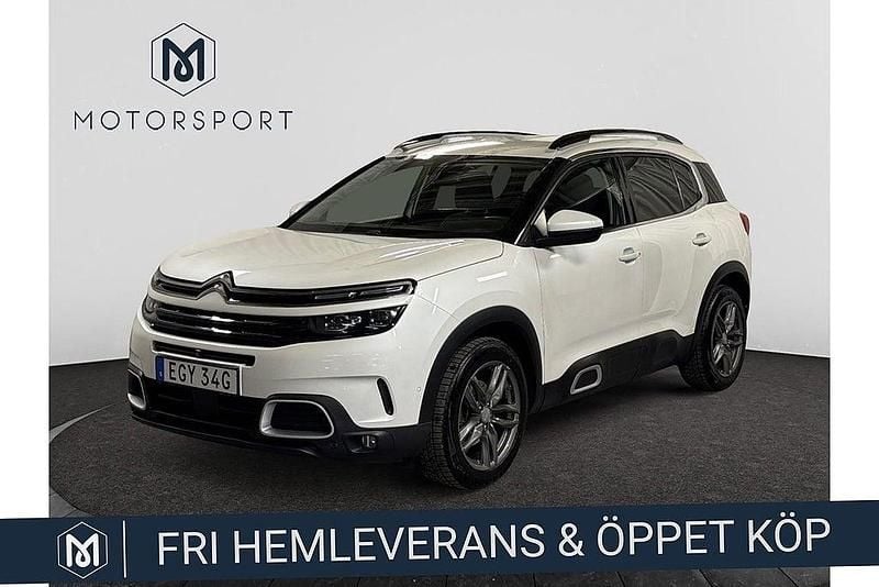 Vit metallic Begagnad 2020 Citroën C5 Aircross Shine SUV | 179 900 kr (Marknadspris) - Bild 1/3
