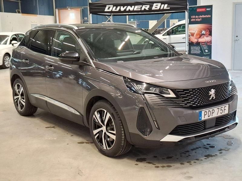 Grå Begagnad 2022 Peugeot 3008 GT SUV | 274 900 kr (Marknadspris) - Bild 1/4