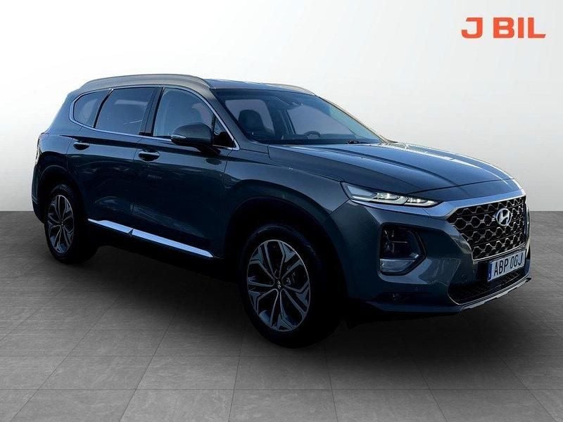 Grå Begagnad 2019 Hyundai Santa Fe Premium SUV | 319 900 kr (Lite dyr) - Bild 1/4