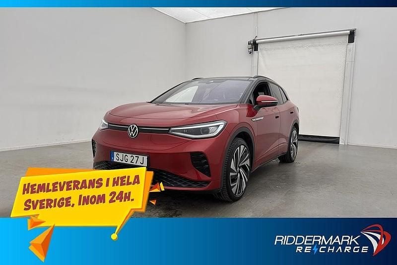 Mörkröd Begagnad 2021 VW ID.4 GTX SUV | 344 900 kr (Marknadspris) - Bild 1/3