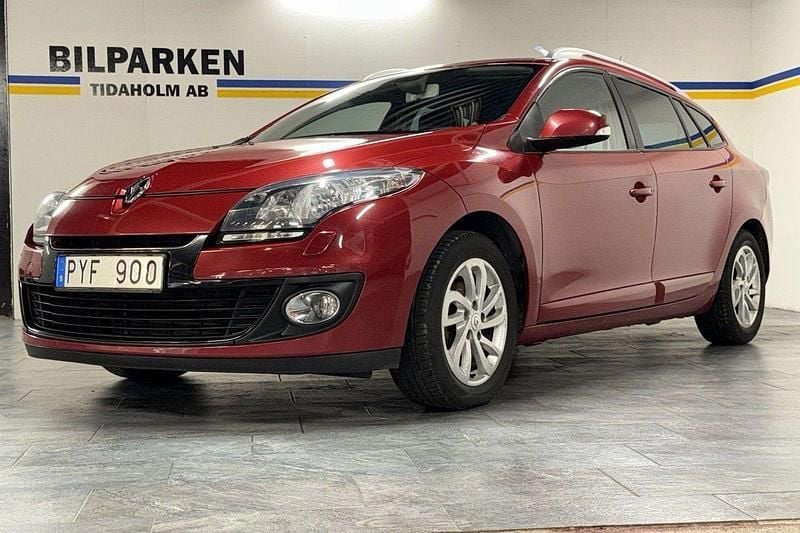 Röd Begagnad 2013 Renault Mégane GrandTour Kombi | 43 500 kr (Marknadspris) - Bild 1/4