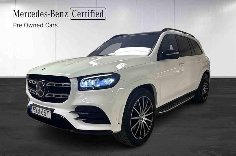 Vit Begagnad 2020 Mercedes GLS400 SUV | 794 900 kr (Marknadspris) - Bild 1/1