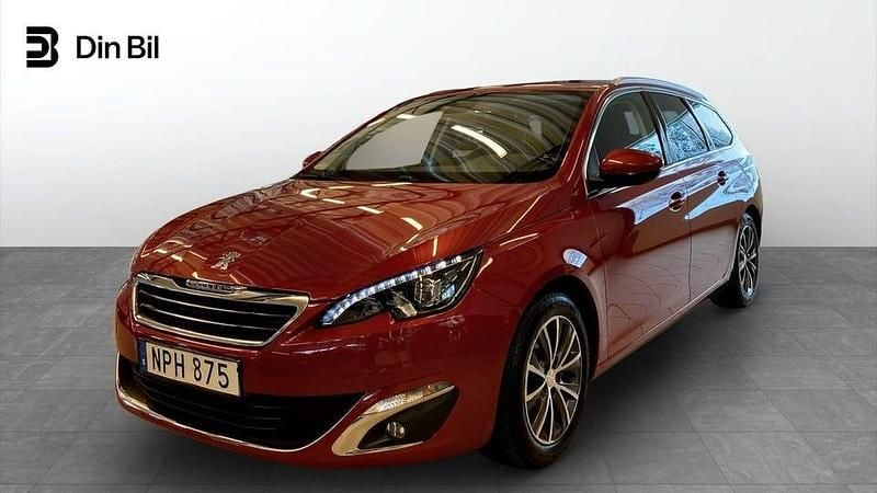 Mörkröd Begagnad 2014 Peugeot 308 Kombi | 109 900 kr (Marknadspris) - Bild 1/4