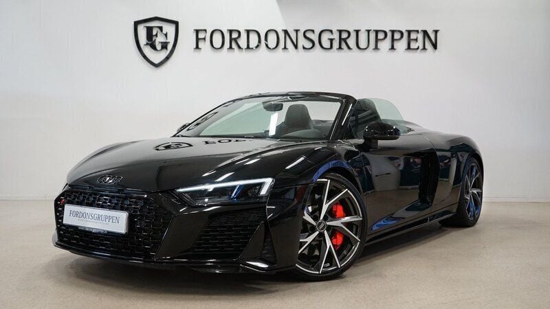 Svart Begagnad 2020 Audi R8 Spyder Cab | 1 529 800 kr - Bild 1/4
