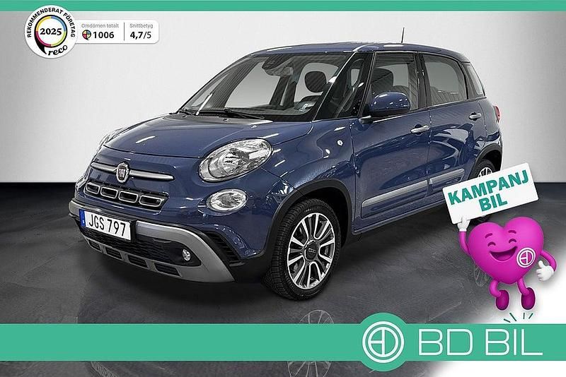 Blå Begagnad 2017 Fiat 500L Cross Minibuss | 115 900 kr (Marknadspris) - Bild 1/3