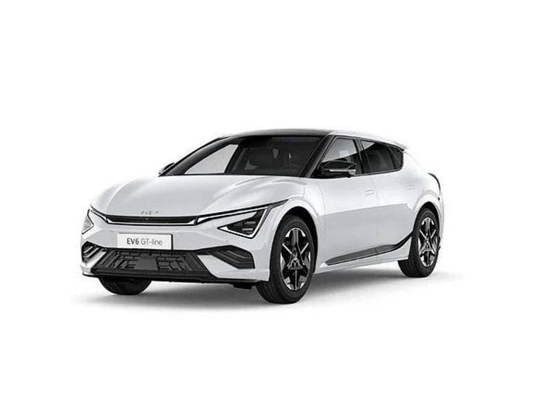 Vit (snow white pearl) Ny 2025 Kia EV6 GT-Line SUV | 599 900 kr (Bra pris) - Bild 1/1