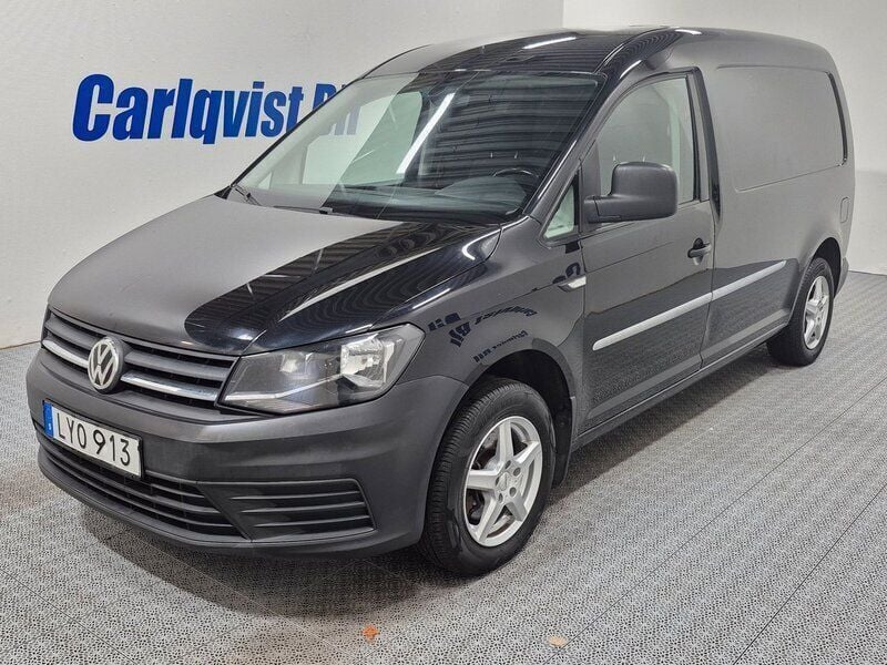 Svart (svart metallic) Begagnad 2017 VW Caddy Maxi Minibuss | 149 000 kr (Marknadspris) - Bild 1/4