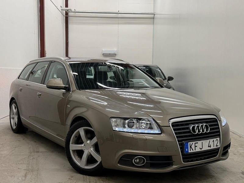 Begagnad Audi A6 S-Line 136 HK (100 kW) 2009 Ljusbrun Kombi
