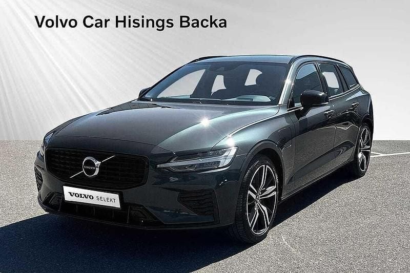 Grå Begagnad 2022 Volvo V60 R-Design Kombi | 349 900 kr (Bra pris) - Bild 1/3