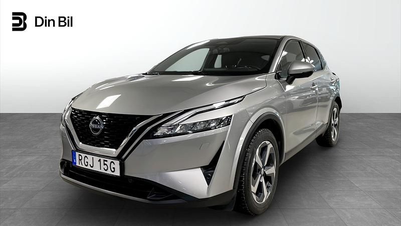 Silver Begagnad 2022 Nissan Qashqai SUV | 259 000 kr (Marknadspris) - Bild 1/4