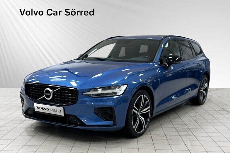 Blå Begagnad 2020 Volvo V60 R-Design Kombi | 379 000 kr (Lite dyr) - Bild 1/4