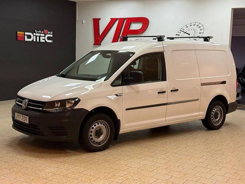 Begagnad VW Caddy Maxi 110 HK (80 kW) 2019 Vit Minibuss