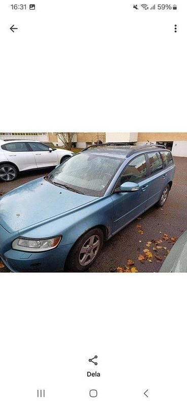 Blå Begagnad 2009 Volvo V50 Kinetic Kombi | 10 000 kr (Superpris) - Bild 1/3
