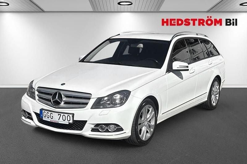 Vit Begagnad 2013 Mercedes C220 Kombi | 125 000 kr (Lite dyr) - Bild 1/4