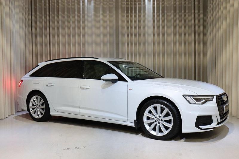 Vit Begagnad 2018 Audi A6 S-Line Kombi | 349 900 kr - Bild 1/4