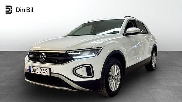Vit Begagnad 2022 VW T-Roc Life SUV | 219 900 kr (Marknadspris) - Bild 1/4