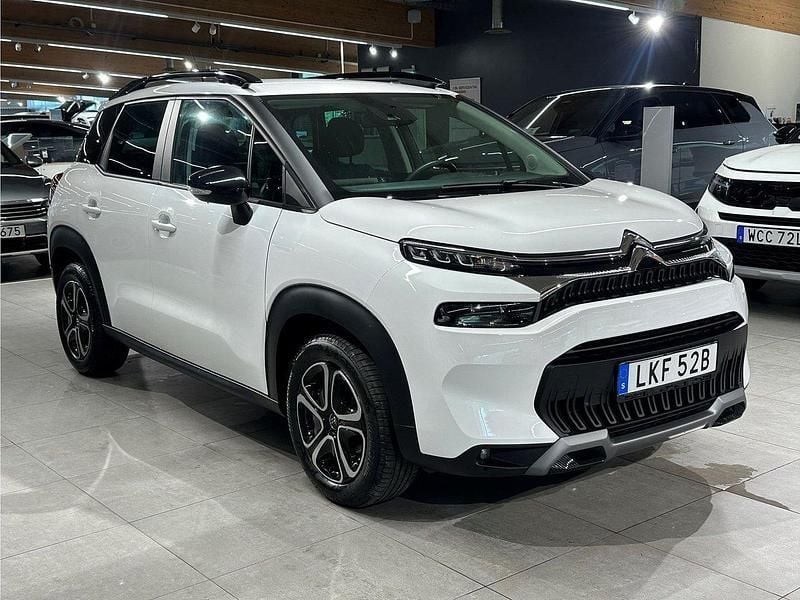 Vit Begagnad 2022 Citroën C3 Aircross Feel SUV | 154 900 kr (Marknadspris) - Bild 1/4