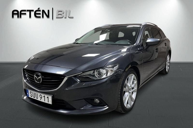Grå Begagnad 2014 Mazda 6 Kombi | 154 900 kr (Marknadspris) - Bild 1/3