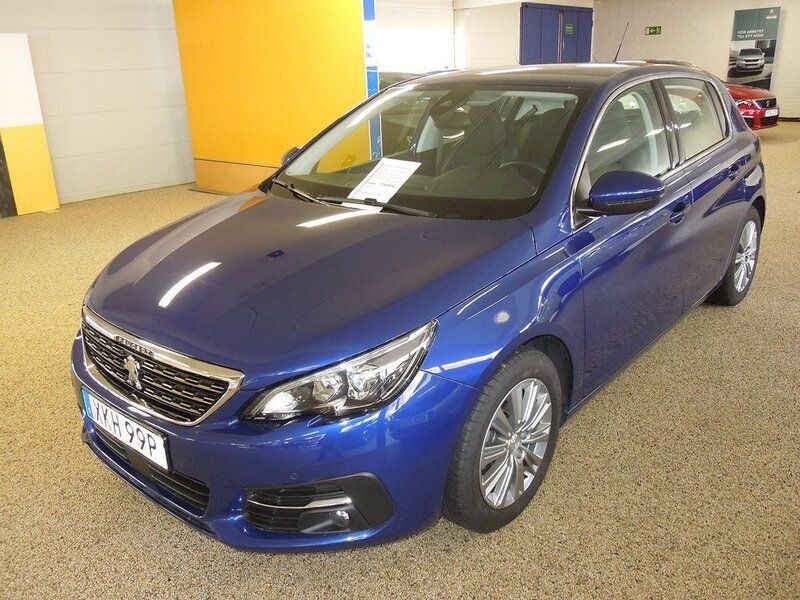 Begagnad Peugeot 308 Allure 131 HK (96 kW) 2019 Blå Halvkombi