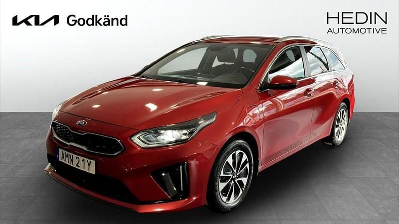 Röd (red) Begagnad 2021 Kia Ceed Sportswagon Advance Kombi | 195 000 kr (Superpris) - Bild 1/4