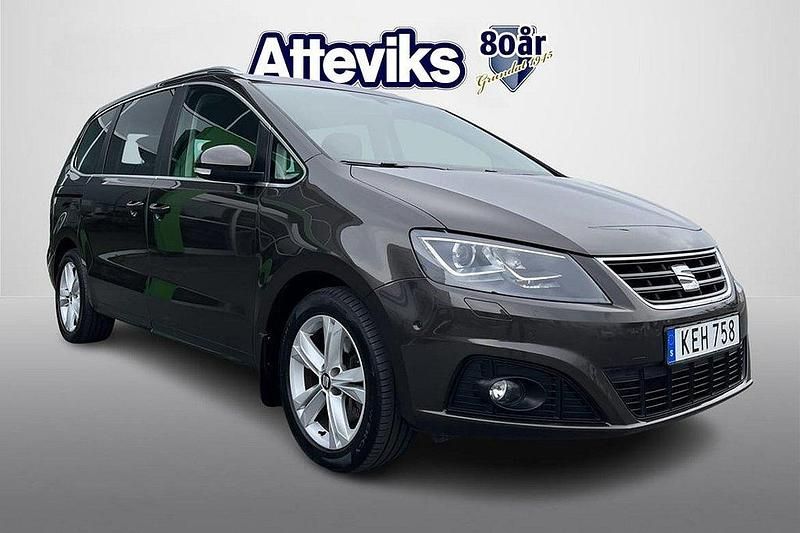 Brun Begagnad 2015 Seat Alhambra Minibuss | 154 900 kr (Marknadspris) - Bild 1/4