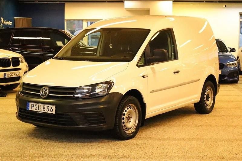 Begagnad VW Caddy 102 HK (75 kW) 2018 Vit Minibuss