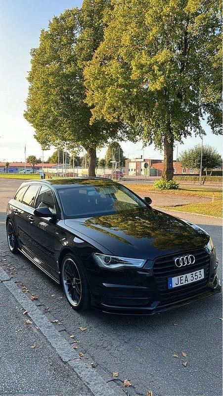 Svart Begagnad 2016 Audi A6 S-Line Kombi | 179 000 kr (Marknadspris) - Bild 1/2