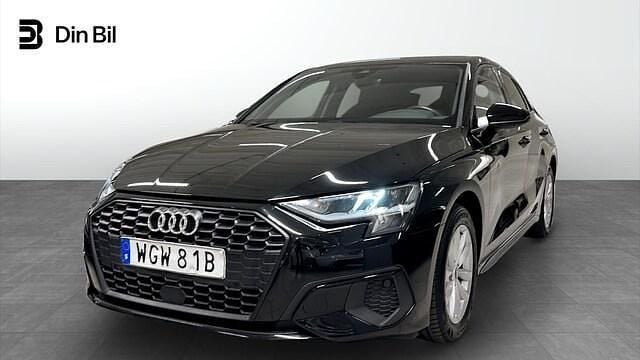 Brilliantsvart Begagnad 2021 Audi A3 Proline | 239 000 kr (Marknadspris) - Bild 1/4