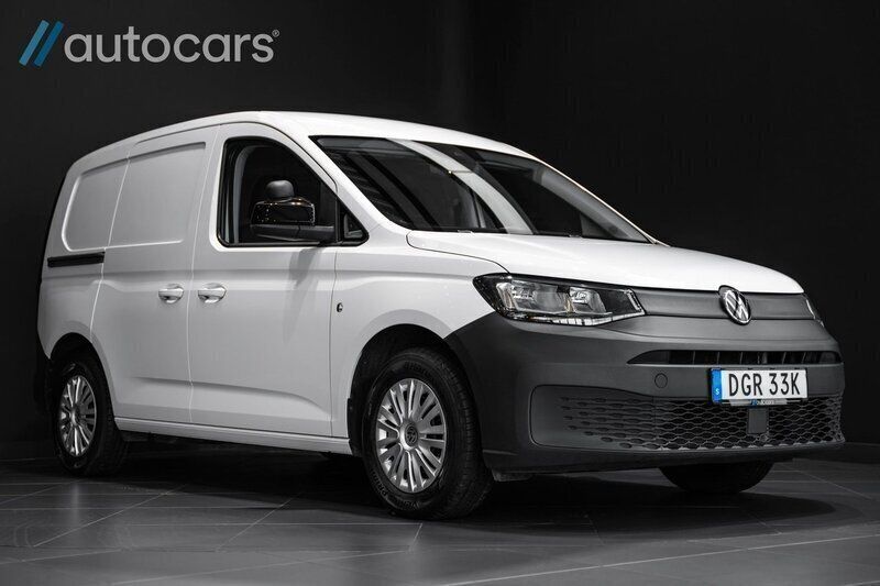 Vit Begagnad 2022 VW Caddy Minibuss | 258 750 kr (Dyr) - Bild 1/4