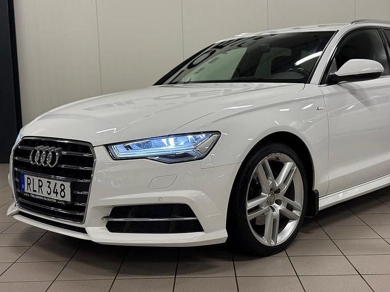 Begagnad Audi A6 S-Line 190 HK (139 kW) 2017 Vit Kombi